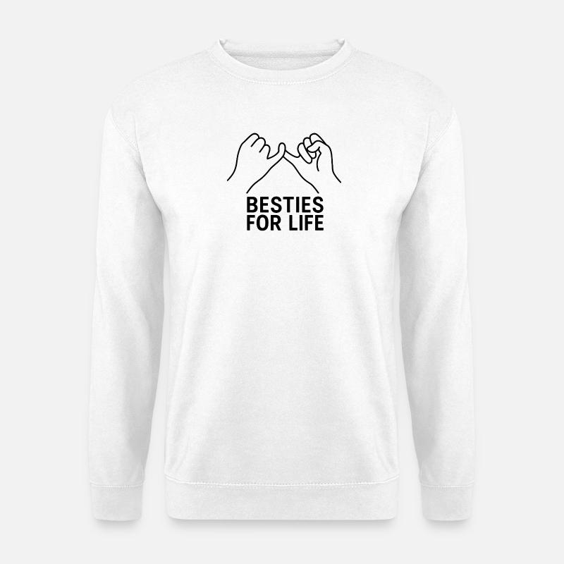 Freundschaft Verbundenheit Design - Unisex Pullover - Weiß