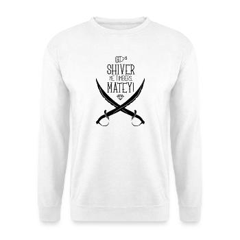 Illustration Featuring Pirate-Themed Design Swords - Unisex Sweatshirt - white - Front
