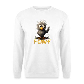T-shirt d’humour de dessin animé, t-shirt graphique drôle - Sweat-shirt Unisexe - blanc - Devant