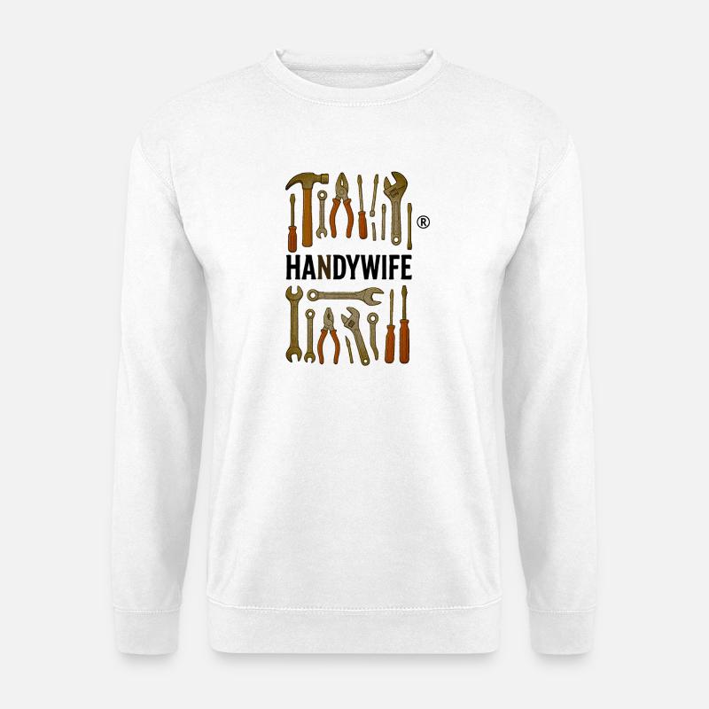 Typografie-Tool Buchstaben - Unisex Pullover - Weiß