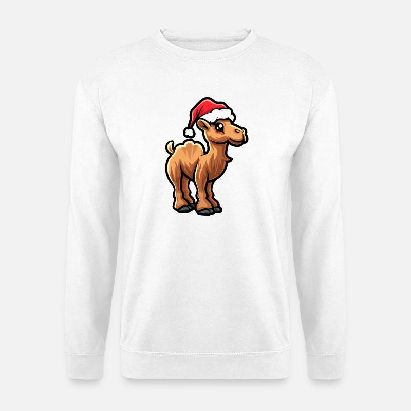 Camel Christmas - Unisex Sweatshirt - white