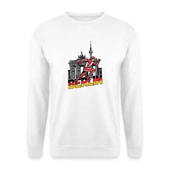 Berliner Sprintläufer - Unisex Pullover - Weiß - Vorne