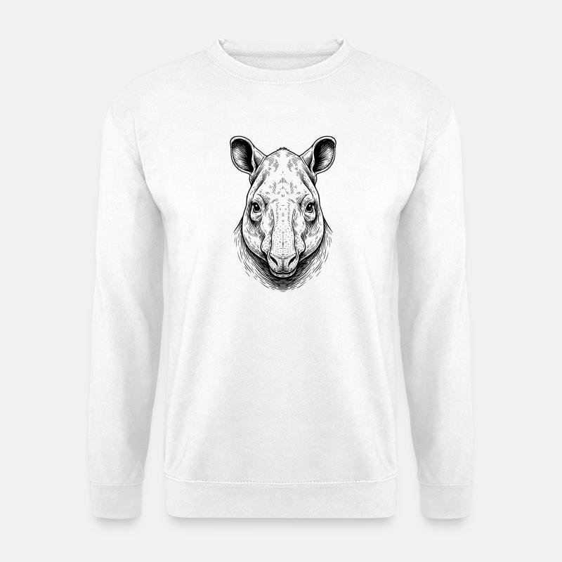 Tapir - Unisex Pullover - Weiß