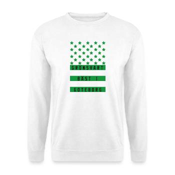 Göteborg ist Grün-Schwarz - Unisex Pullover - Weiß - Vorne