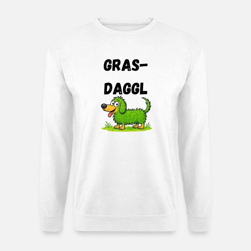Grasdaggl Schwäbisch - Unisex Pullover - Weiß