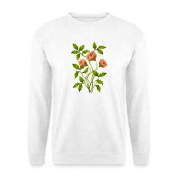 Flowers - Unisex Sweatshirt - white - Front