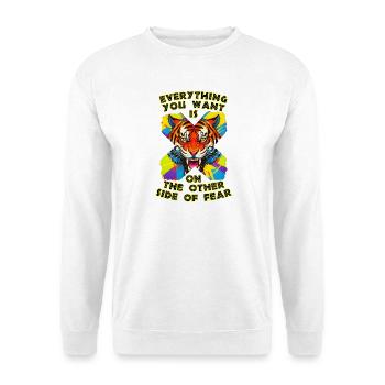 Tiger & Angst - Unisex Pullover - Weiß - Vorne