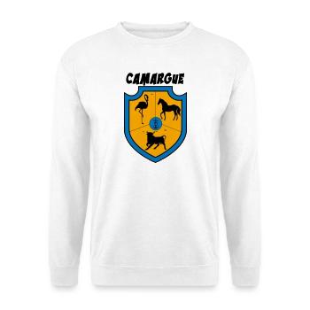 Camargue - Sweat-shirt Unisexe - blanc - Devant