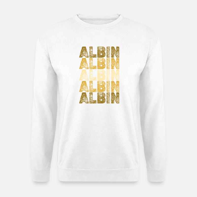 Gift for Albin - Unisex Sweatshirt - white
