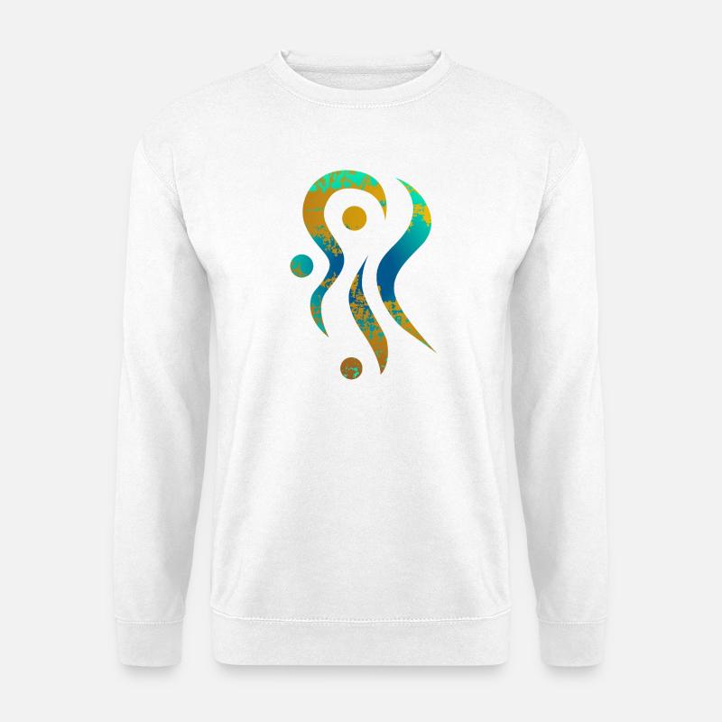 yoga-design_14 - Unisex Pullover - Weiß