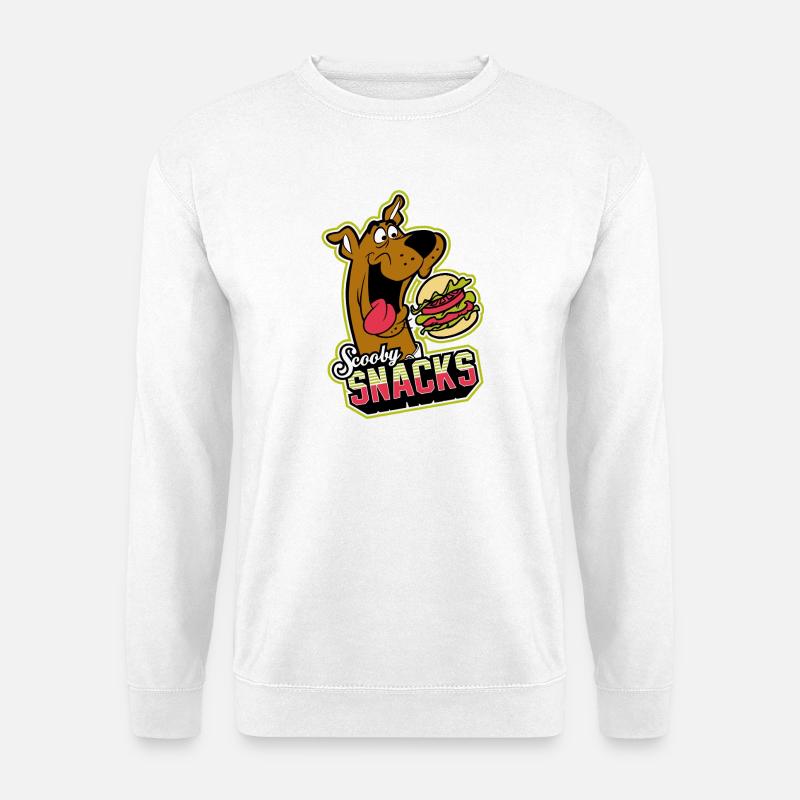 Scooby-Doo Scooby Snacks Avec Burger - Sweat-shirt Unisexe - blanc