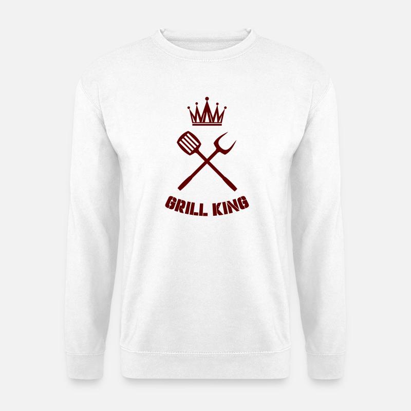 grill_king - Unisex Pullover - Weiß