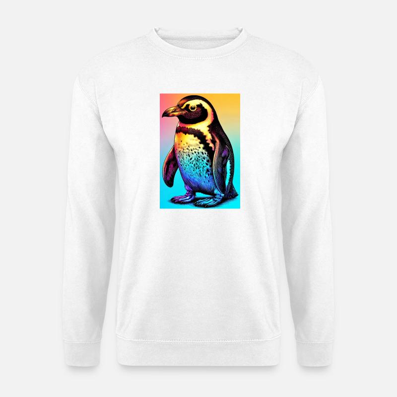 Pinguin - Unisex Pullover - Weiß