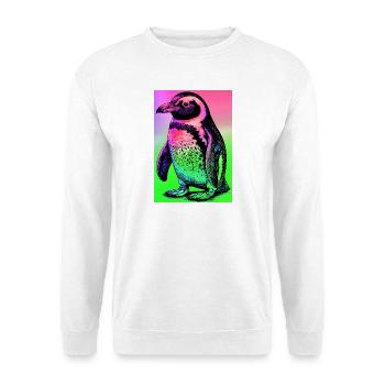 penguin - Unisex Sweatshirt - white - Front