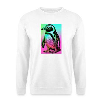 penguin - Unisex Sweatshirt - white - Front
