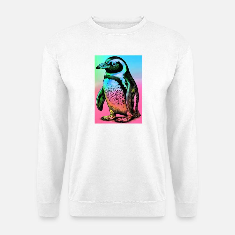 penguin - Unisex Sweatshirt - white