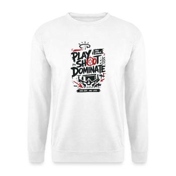 Eat Sleep Game Repeat Gamer - Unisex Pullover - Weiß - Vorne
