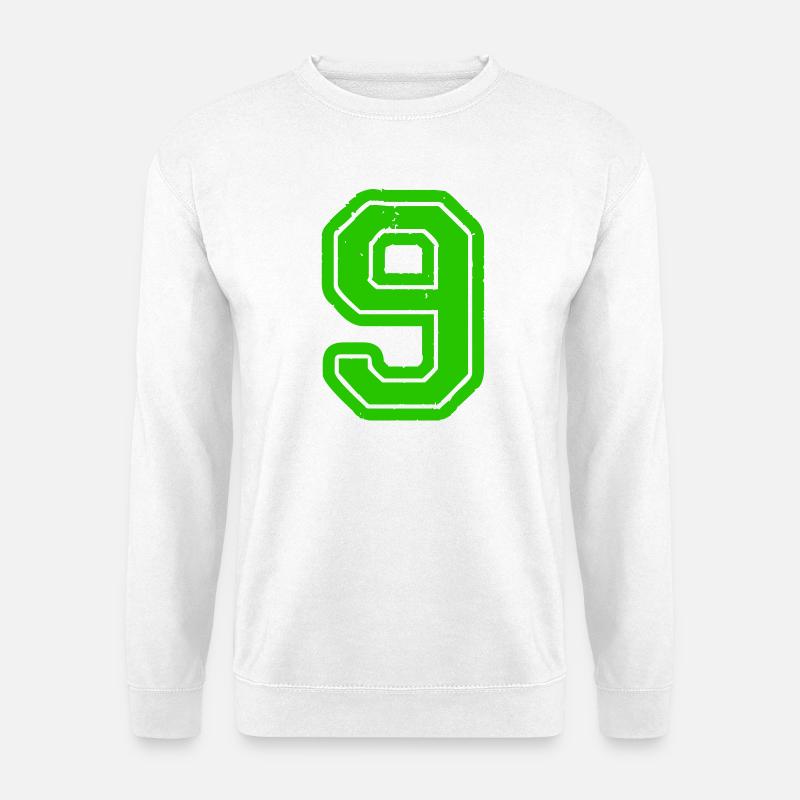 9 - Unisex Sweatshirt - white