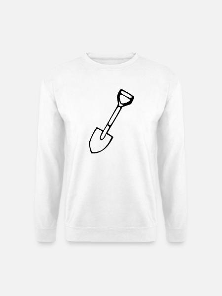 Spaten Garten Geschenk Gärtner - Unisex Pullover - Weiß