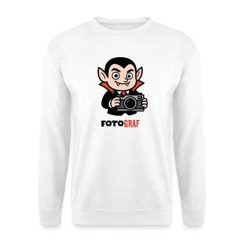 FOTOGRAF - Unisex Pullover - Weiß - Vorne - Alina (178cm) & Michal (187cm)