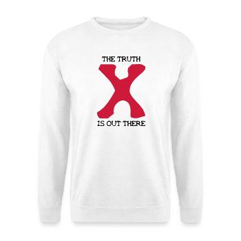the Truth is out there - Sweat-shirt Unisexe - blanc - Devant