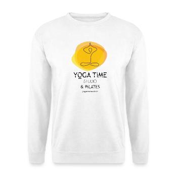 Yoga Time studio & Pilates - Sweat-shirt Unisexe - blanc - Devant