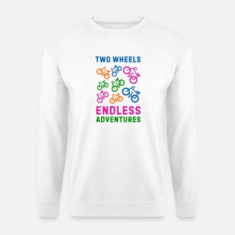 Fahrrad - Unisex Pullover - Weiß
