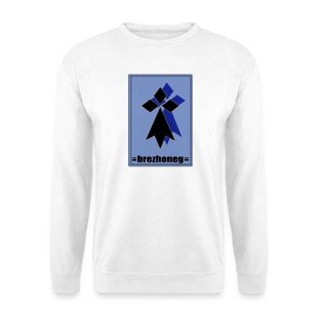 Brezhoneg - Sweat-shirt Unisexe - blanc - Devant