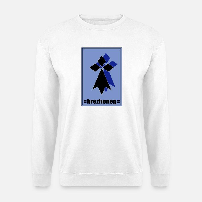 Brezhoneg - Unisex Pullover - Weiß