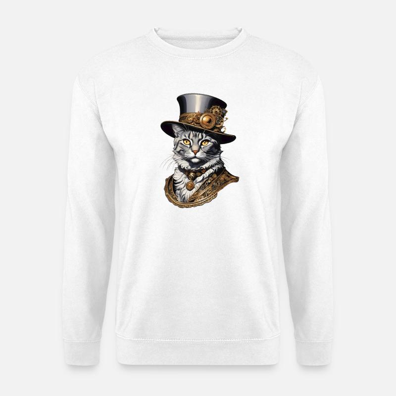Sir Purrner - Unisex Pullover - Weiß