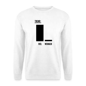 Viel weniger - Unisex Pullover - Weiß - Vorne
