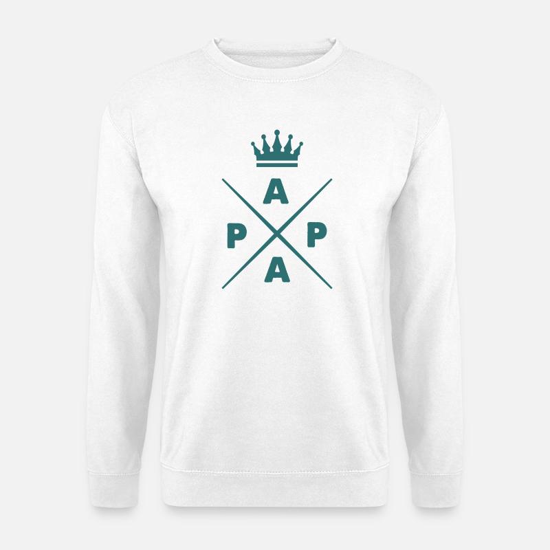 King Papa  - Unisex Pullover - Weiß