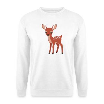 Style minimaliste curieux et curieux - Sweat-shirt Unisexe - blanc - Devant
