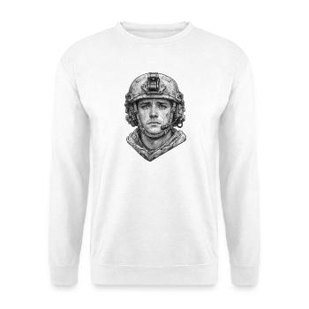 Tears of a Warrior Sketch - Unisex Sweatshirt - white - Front