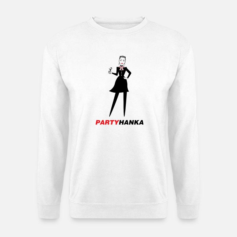 PARTY HANKA  - Unisex Pullover - Weiß