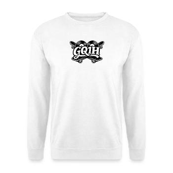 GQ1H skate  - Sweat-shirt Unisexe - blanc - Devant