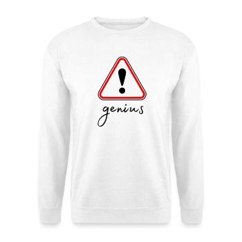 Minimalist Red Triangle - Unisex Sweatshirt - white - Front