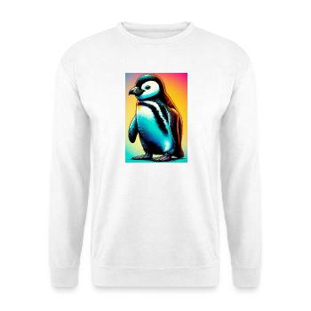 pingouin - Sweat-shirt Unisexe - blanc - Devant
