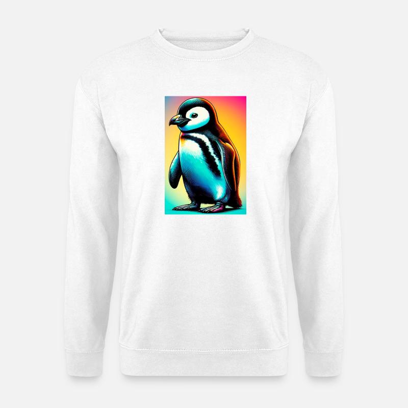 Pinguin - Unisex Pullover - Weiß