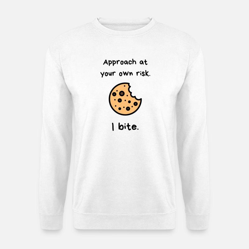 Approchez à vos risques et périls – I Cookie - Sweat-shirt Unisexe - blanc