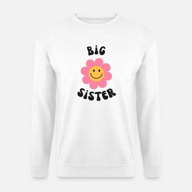 große Schwester - Unisex Pullover - Weiß