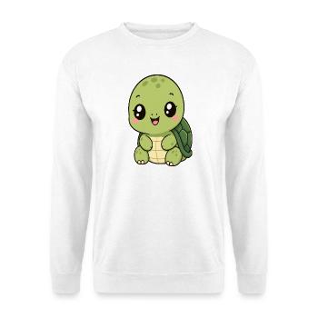 Kawaii Turtle - Unisex Sweatshirt - white - Front