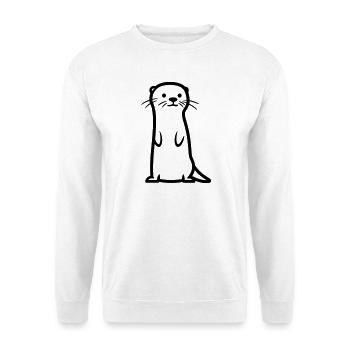 Otter - Unisex Pullover - Weiß - Vorne