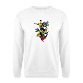 Ecuador - Ecuador - Flaggen - Unisex Pullover - Weiß - Vorne