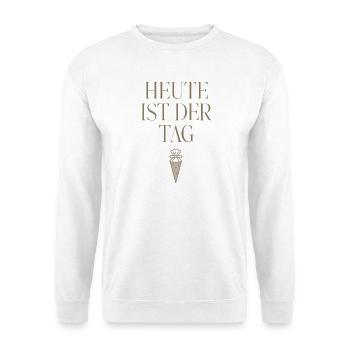 Einschulung 2026 Heute ist der Tag - Unisex Pullover - Weiß - Vorne
