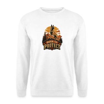Malinoi Belgischer Schäferhund - Unisex Pullover - Weiß - Vorne