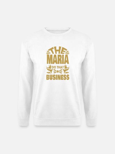 Maria - Unisex Pullover - Weiß
