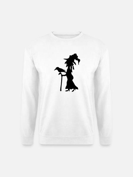 Silhouette Abstraite Sorcières - Sweat-shirt Unisexe - blanc