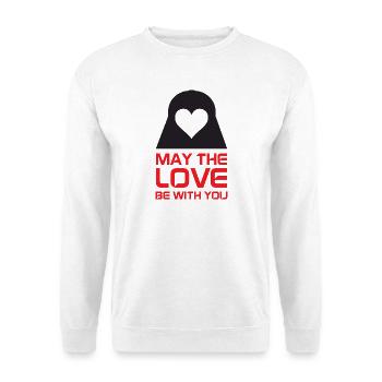 May The Love Be With You - Unisex Sweatshirt - white - Front