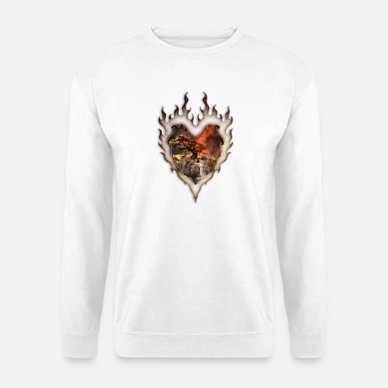 Der alte Baum - Unisex Pullover - Weiß